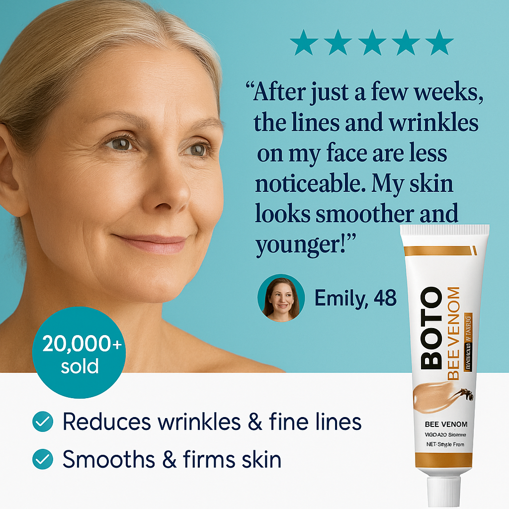 BeeTox Wrinkle Cream | With Potent Bee Venom Complex
